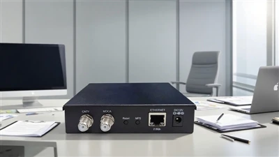 Voinko muuntaa koaksiaalikaapelini Ethernetiksi?